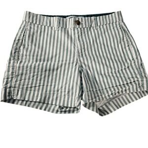 Old Navy Striped Shorts Cuffed Hem Casual Everyday Wear Size 6